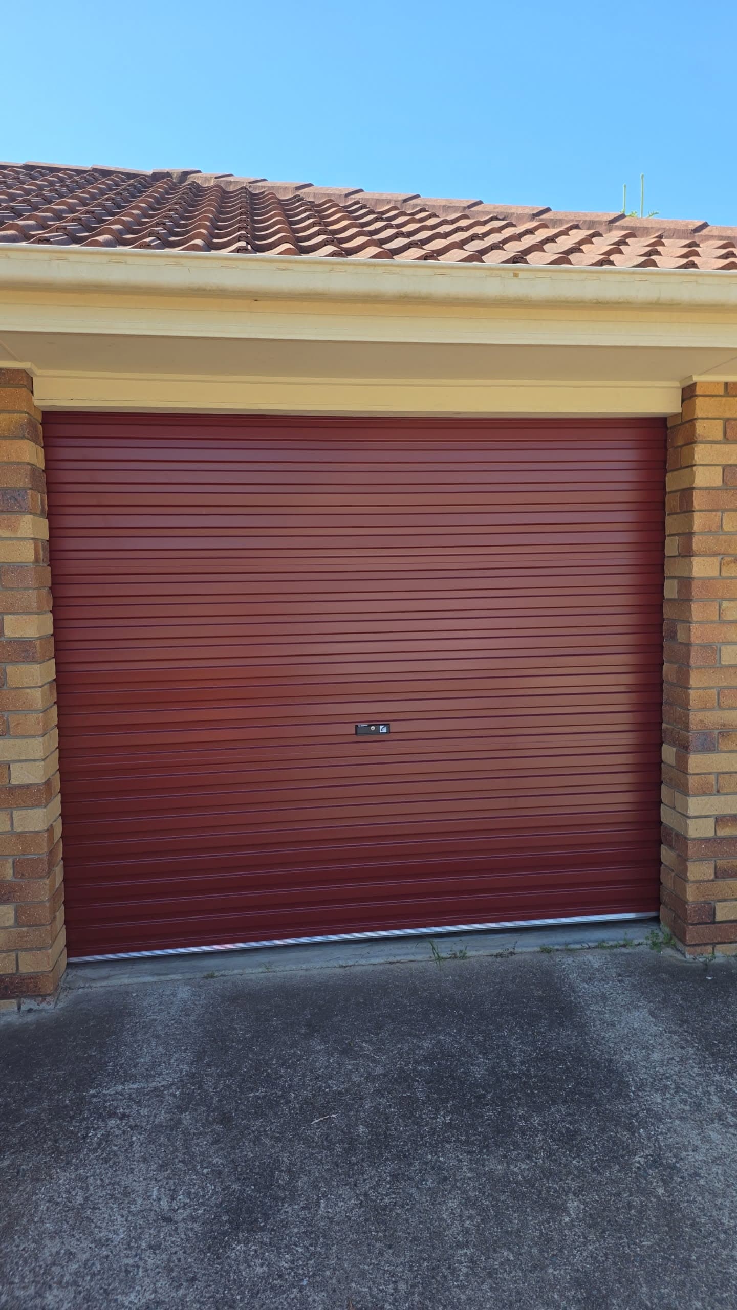 Garage door operating after a motor replacement