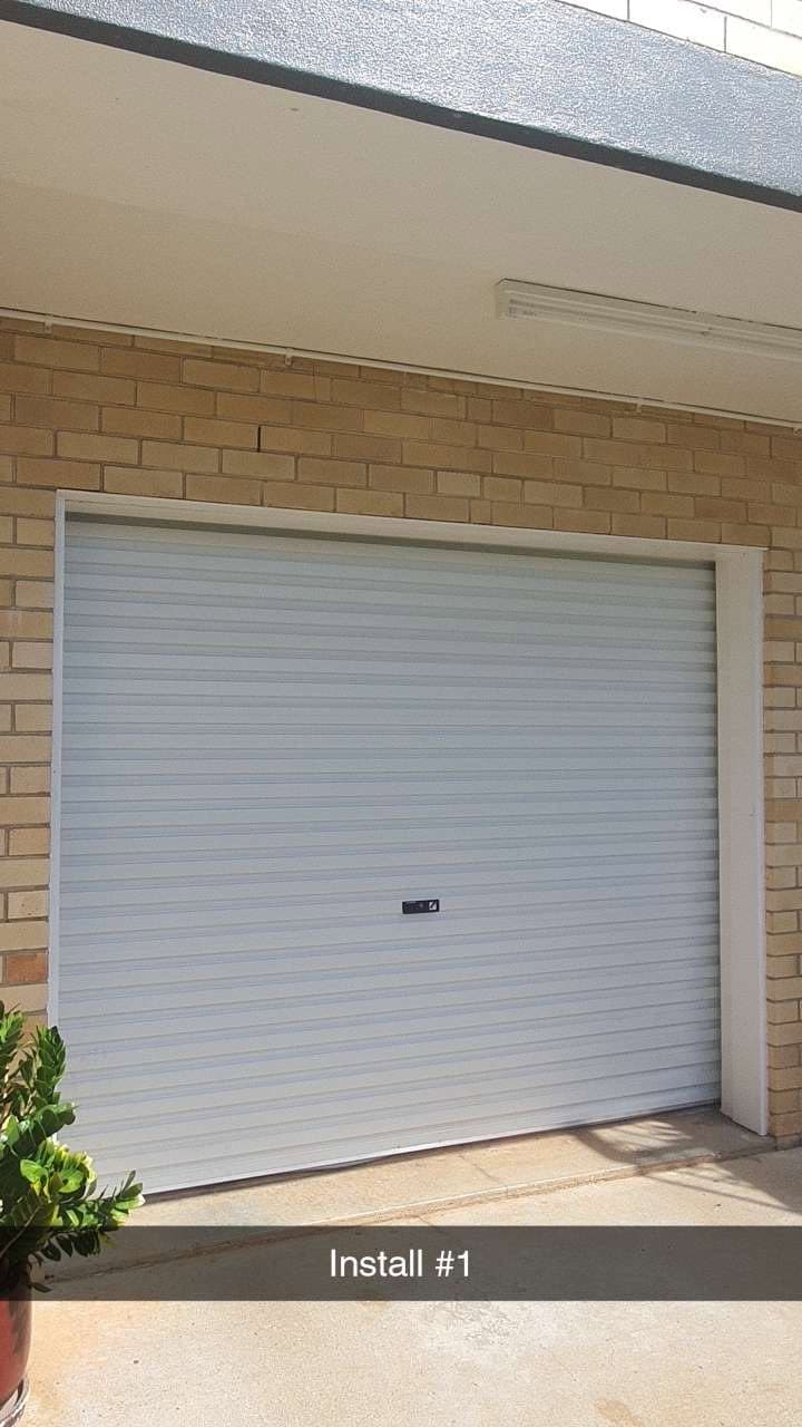 Garage door repaired and back in service