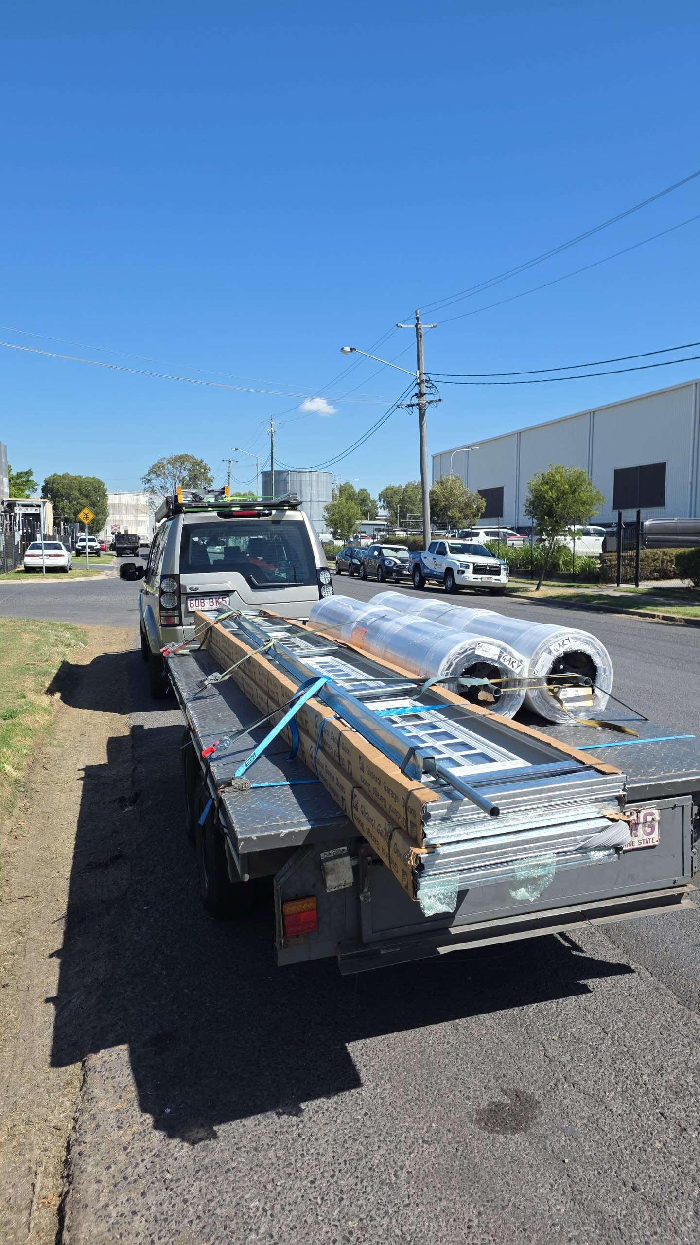 Deadlock Garage Doors van loaded for a Sunshine Coast service callout